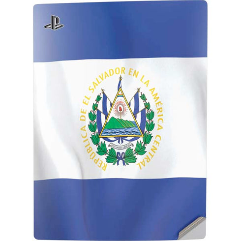 El Salvador Flag PS5 Digital Edition Console Skin
